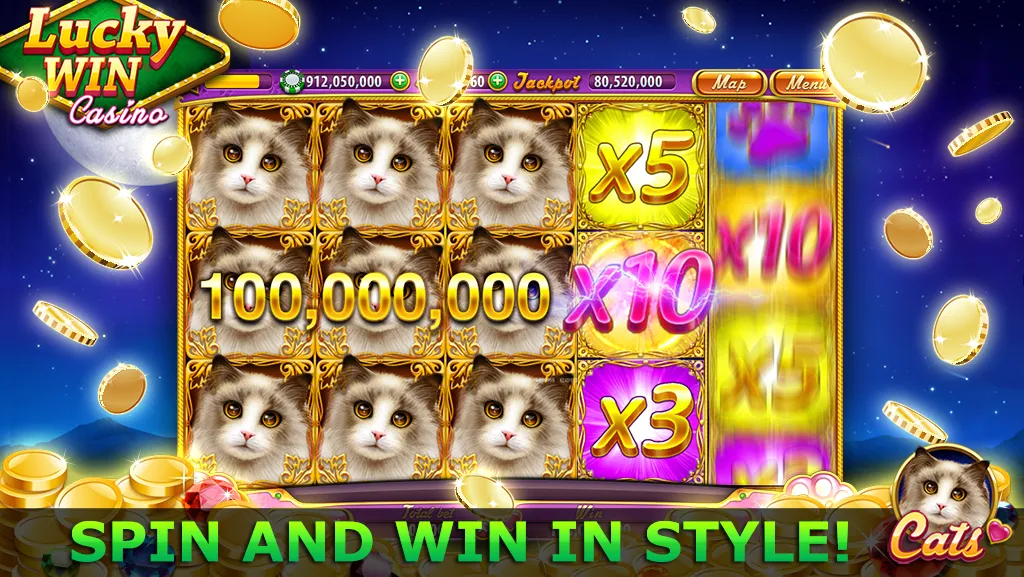 Скачать взлом Lucky Win Casino™ SLOTS GAME (Лаки Вин казино СЛОТЫ ИГРА)  [МОД Mega Pack] — стабильная версия apk на Андроид screen 1