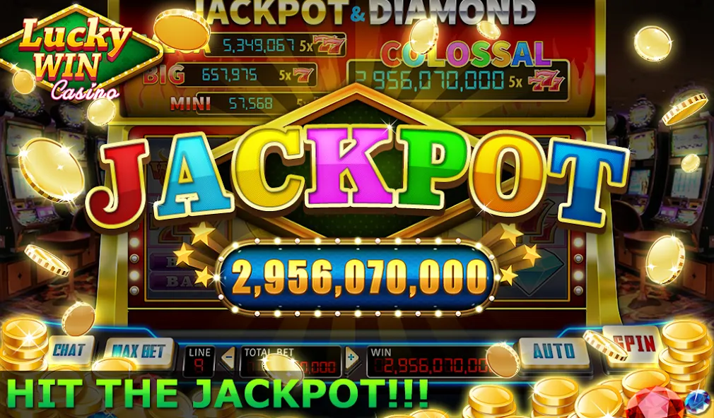 Скачать взлом Lucky Win Casino™ SLOTS GAME (Лаки Вин казино СЛОТЫ ИГРА)  [МОД Mega Pack] — стабильная версия apk на Андроид screen 3