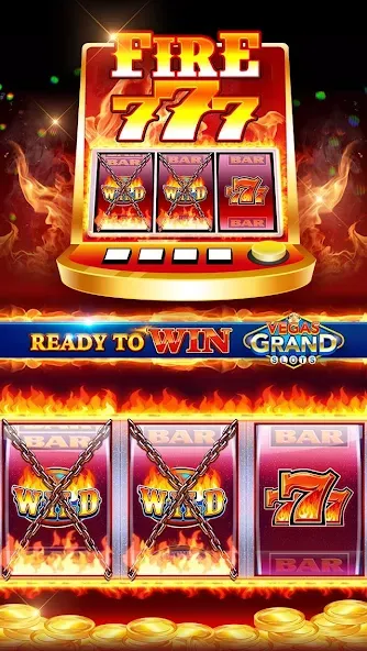 Взлом Vegas Grand Slots:Casino Games (Вегас Гранд Слоты)  [МОД Меню] — полная версия apk на Андроид screen 3