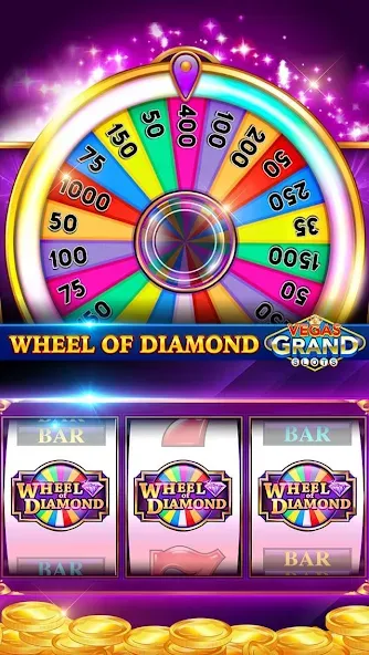 Взлом Vegas Grand Slots:Casino Games (Вегас Гранд Слоты)  [МОД Меню] — полная версия apk на Андроид screen 4