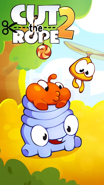 Скачать взломанную Cut the Rope 2 (Кат зе Роуп 2)  [МОД Menu] — полная версия apk на Андроид screen 1