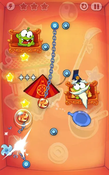 Скачать взлом Cut the Rope: Time Travel (Сат зе Роуп)  [МОД Бесконечные монеты] — стабильная версия apk на Андроид screen 5