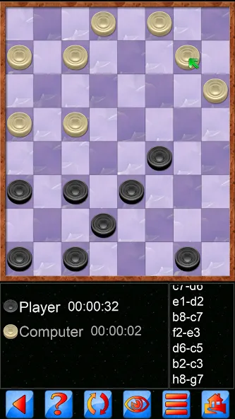 Скачать взломанную Checkers, draughts and dama  [МОД Бесконечные монеты] — стабильная версия apk на Андроид screen 1