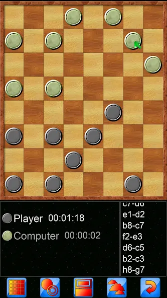 Скачать взломанную Checkers, draughts and dama  [МОД Бесконечные монеты] — стабильная версия apk на Андроид screen 3