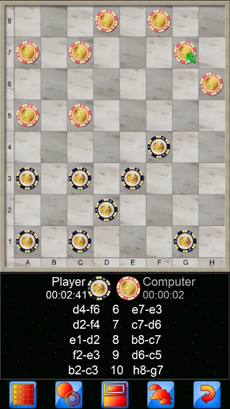 Скачать взломанную Checkers, draughts and dama  [МОД Бесконечные монеты] — стабильная версия apk на Андроид screen 5