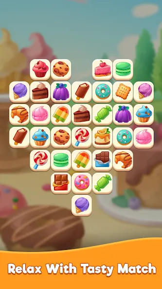 Скачать взломанную Tasty Match —  Zen Connect  [МОД Все открыто] — последняя версия apk на Андроид screen 1