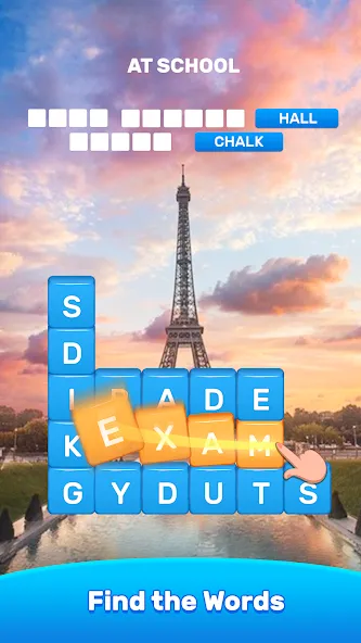 Взломанная Words Warehouse：Test Your Mind  [МОД Unlimited Money] — стабильная версия apk на Андроид screen 1