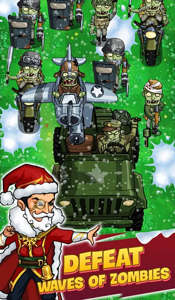 Скачать взломанную Zombie War Idle Defense Game (Зомби Война)  [МОД Menu] — последняя версия apk на Андроид screen 4