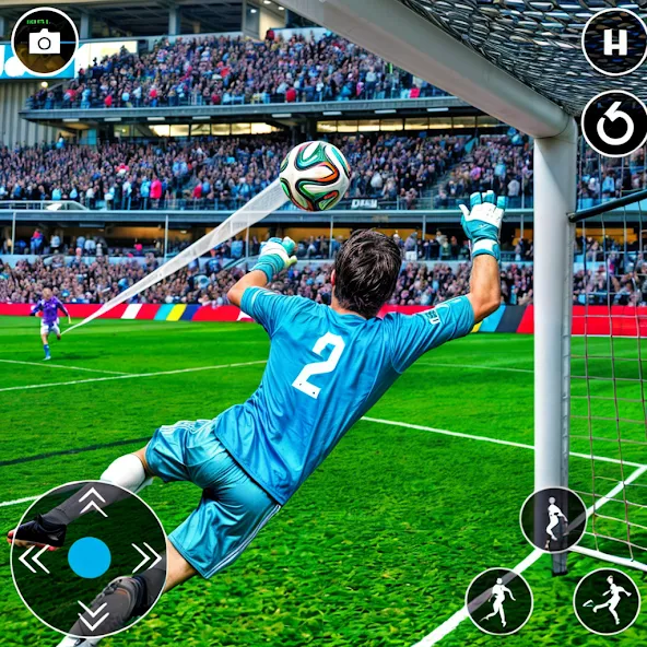 Скачать взломанную Soccer Games Football 2022  [МОД Много монет] — последняя версия apk на Андроид screen 1