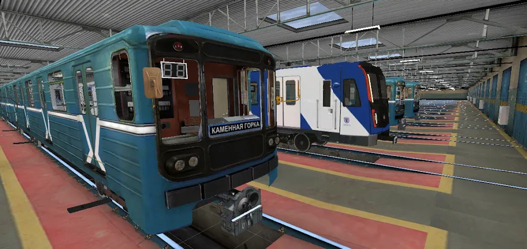 Скачать взломанную Minsk Subway Simulator  [МОД Много денег] — полная версия apk на Андроид screen 1