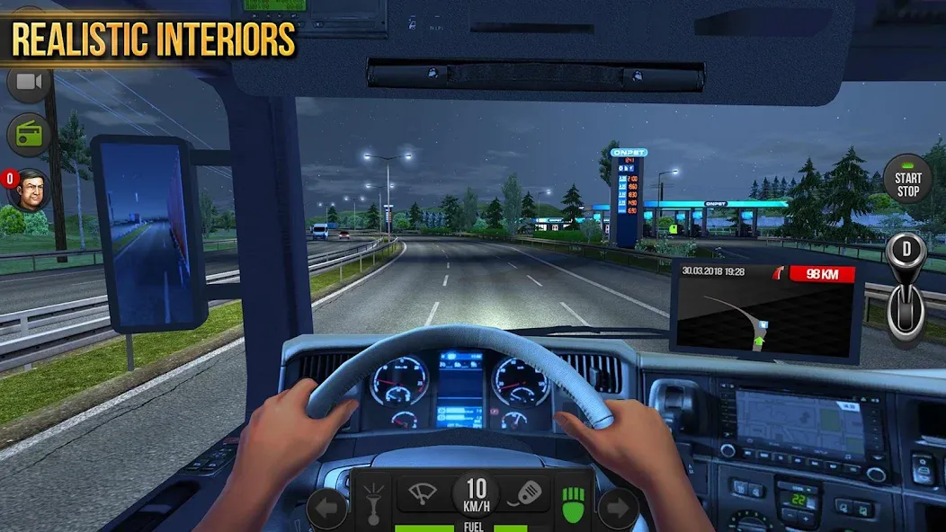 Скачать взлом Truck Simulator : Europe  [МОД Много монет] — стабильная версия apk на Андроид screen 4