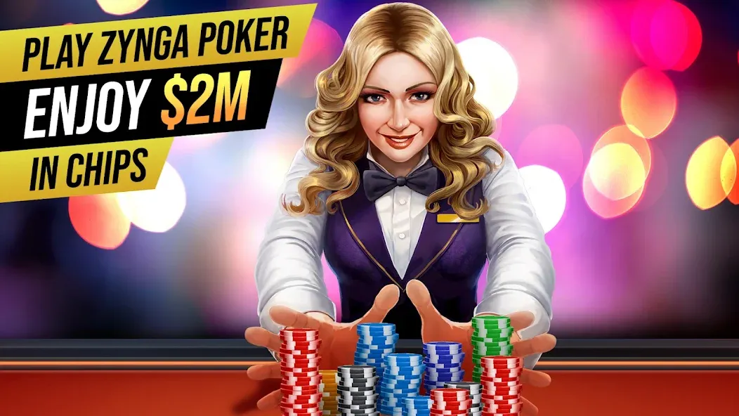 Взломанная Zynga Poker ™ – Texas Holdem (Зинга Покер)  [МОД Mega Pack] — стабильная версия apk на Андроид screen 2