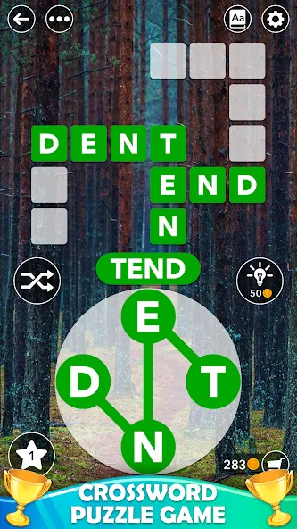 Скачать взломанную Word Cross: Offline Word Games  [МОД Все открыто] — полная версия apk на Андроид screen 1