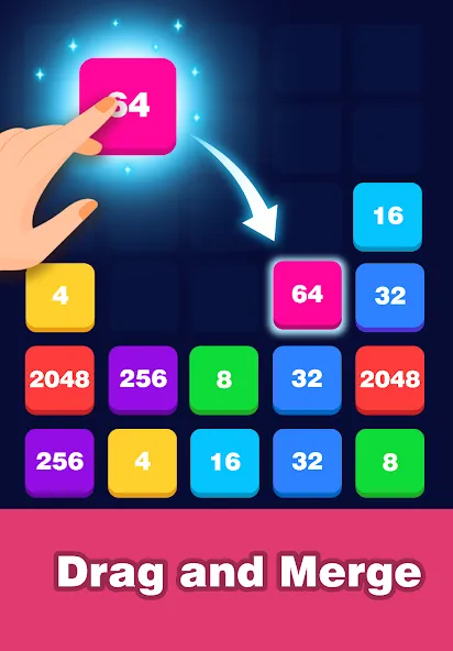 Скачать взломанную 2248 Number block puzzle 2048 (Две тысячи двести сорок восемь)  [МОД Бесконечные монеты] — стабильная версия apk на Андроид screen 4