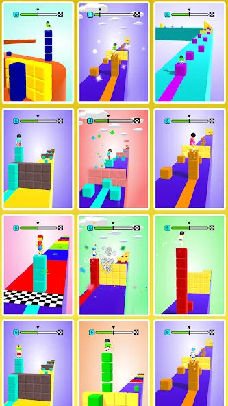 Взломанная Block Surfer (Блок Серфер)  [МОД Бесконечные деньги] — полная версия apk на Андроид screen 4