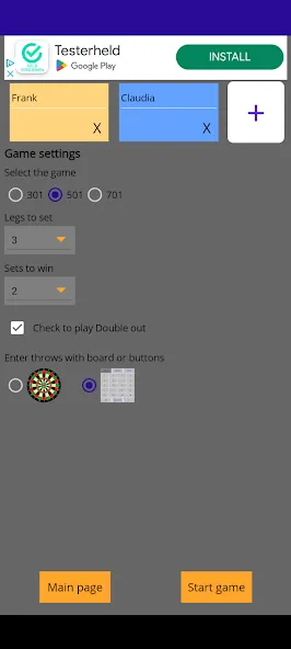 Скачать взлом Darts (Дартс)  [МОД Меню] — полная версия apk на Андроид screen 2