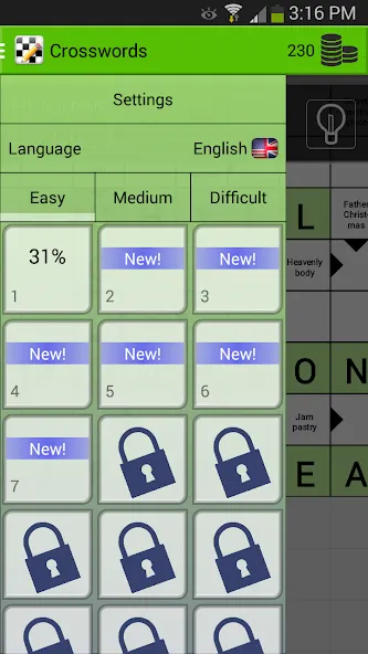 Скачать взлом Crosswords  [МОД Menu] — полная версия apk на Андроид screen 2