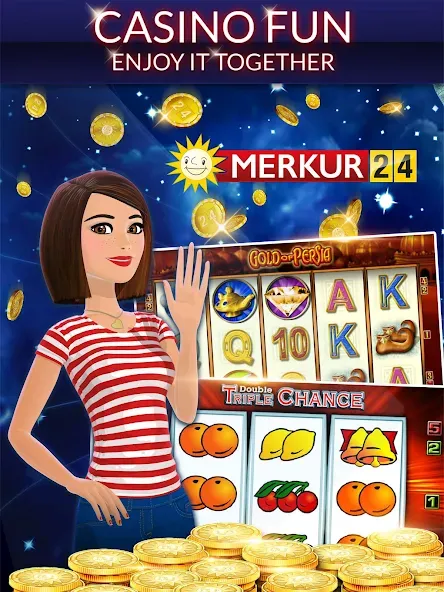 Скачать взлом Merkur24 – Slots & Casino (Меркур24 Казино)  [МОД Menu] — последняя версия apk на Андроид screen 5