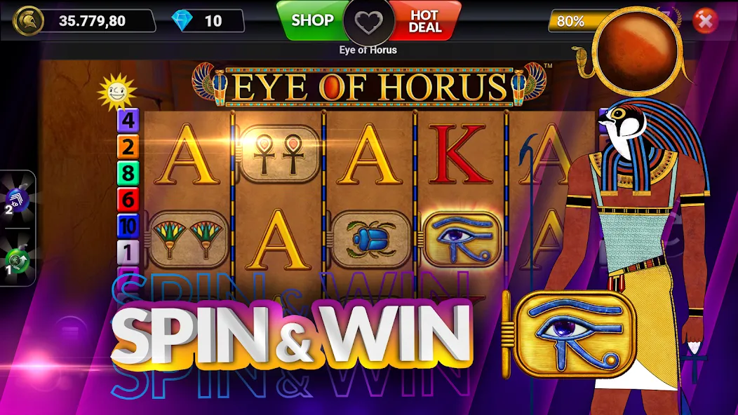 Скачать взлом SpinArena Online Casino Slots (СпинАрена Онлайн Казино Слоты)  [МОД Unlimited Money] — полная версия apk на Андроид screen 2