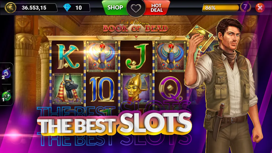 Скачать взлом SpinArena Online Casino Slots (СпинАрена Онлайн Казино Слоты)  [МОД Unlimited Money] — полная версия apk на Андроид screen 3