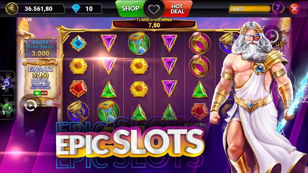 Скачать взлом SpinArena Online Casino Slots (СпинАрена Онлайн Казино Слоты)  [МОД Unlimited Money] — полная версия apk на Андроид screen 5