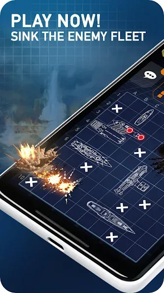 Взлом Fleet Battle — Sea Battle  [МОД Меню] — последняя версия apk на Андроид screen 1