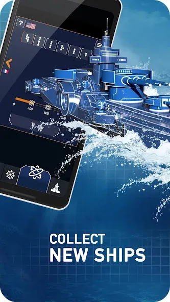 Взлом Fleet Battle — Sea Battle  [МОД Меню] — последняя версия apk на Андроид screen 5