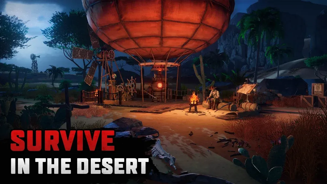 Скачать взлом Raft® Survival: Desert Nomad (Рафт Сурвайвал)  [МОД Menu] — стабильная версия apk на Андроид screen 1