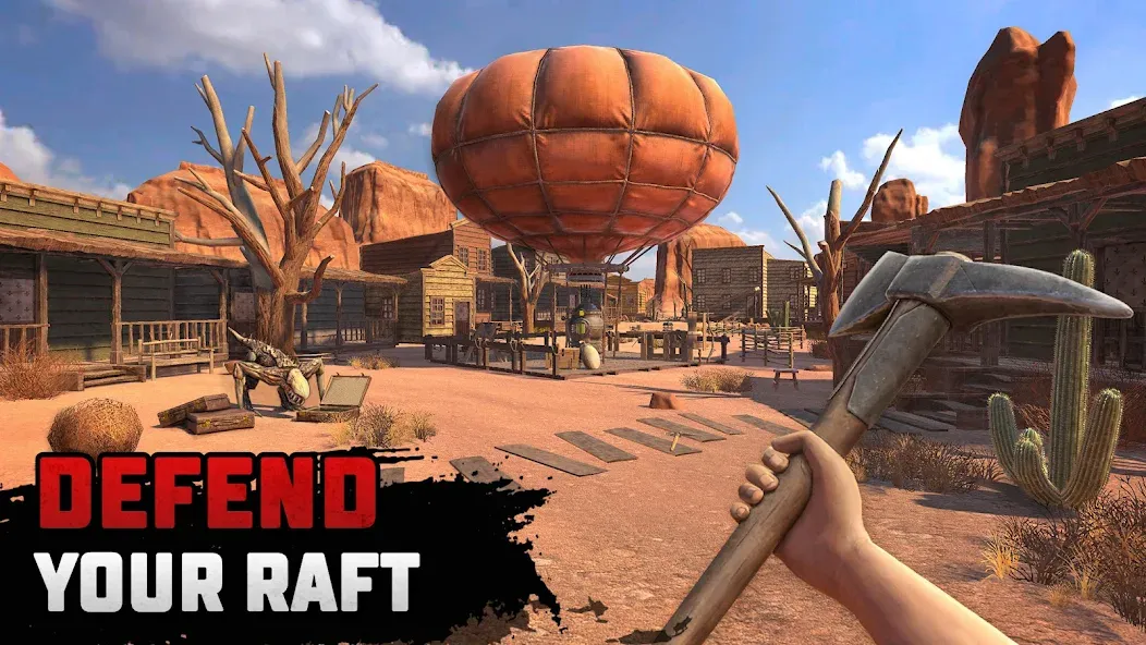 Скачать взлом Raft® Survival: Desert Nomad (Рафт Сурвайвал)  [МОД Menu] — стабильная версия apk на Андроид screen 3