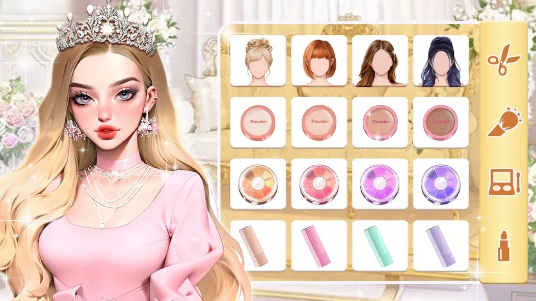 Скачать взломанную Makeup Stylist: Makeup Game (Сам сделай макияж)  [МОД Бесконечные монеты] — последняя версия apk на Андроид screen 2