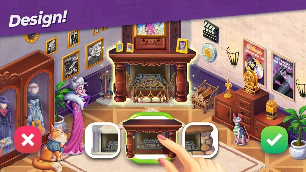 Взломанная Penny & Flo: Home Renovation  [МОД Menu] — стабильная версия apk на Андроид screen 4