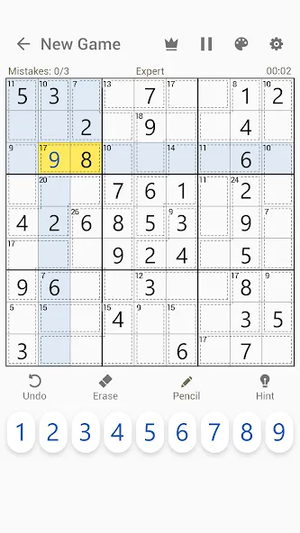 Взлом Killer Sudoku — Sudoku Puzzles  [МОД Все открыто] — стабильная версия apk на Андроид screen 1