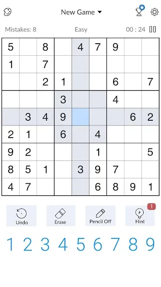 Взломанная Sudoku — Classic Sudoku Puzzle  [МОД Много денег] — последняя версия apk на Андроид screen 2