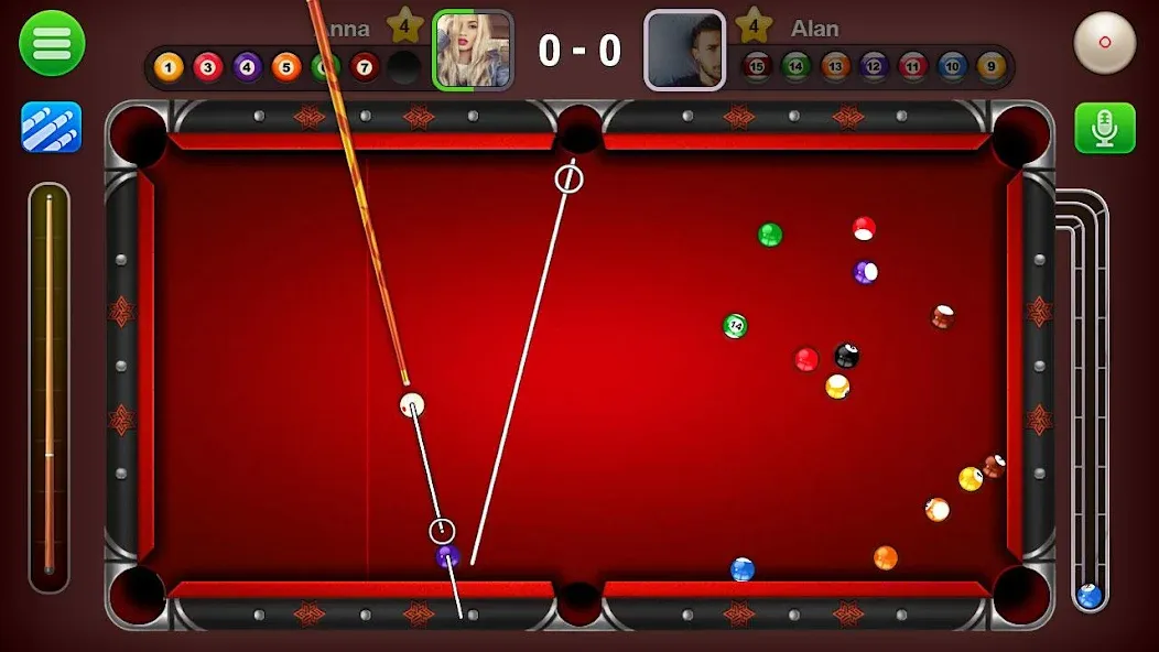 Взлом 8 Ball Live — Billiards Games (Бол Лайв)  [МОД Много монет] — стабильная версия apk на Андроид screen 1