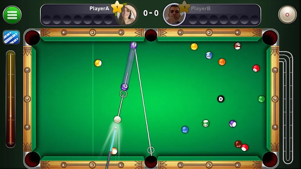 Взлом 8 Ball Live — Billiards Games (Бол Лайв)  [МОД Много монет] — стабильная версия apk на Андроид screen 2