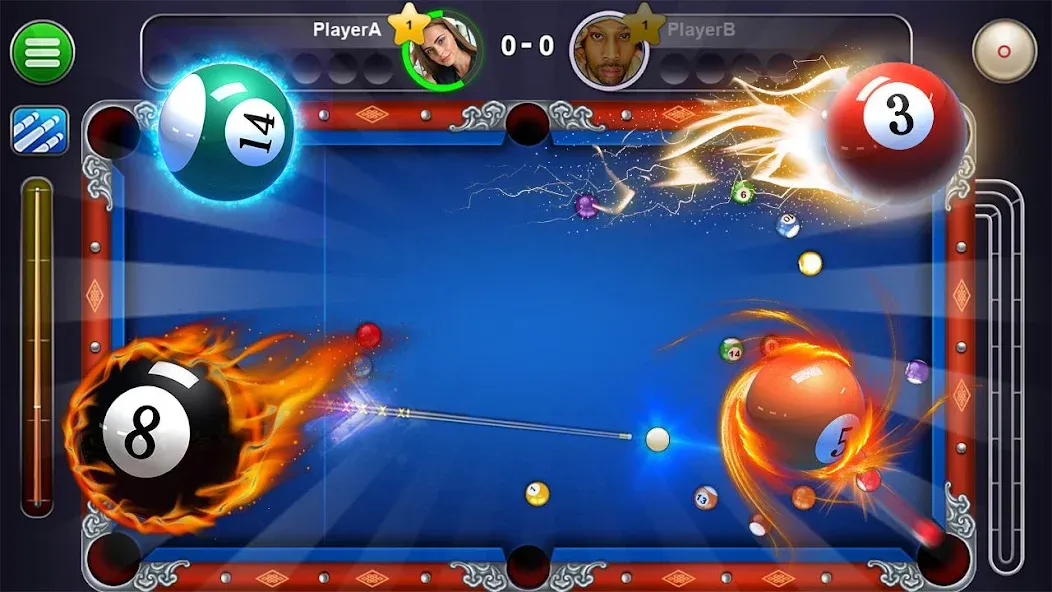 Взлом 8 Ball Live — Billiards Games (Бол Лайв)  [МОД Много монет] — стабильная версия apk на Андроид screen 3