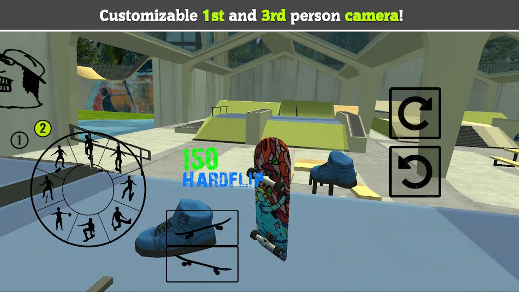 Взлом Skateboard FE3D 2 (Скейтборд 3D 2)  [МОД Все открыто] — стабильная версия apk на Андроид screen 3