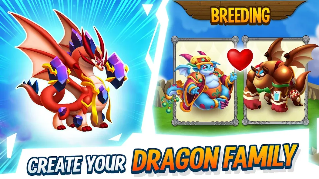 Скачать взломанную Dragon City: Mobile Adventure  [МОД Меню] — последняя версия apk на Андроид screen 1