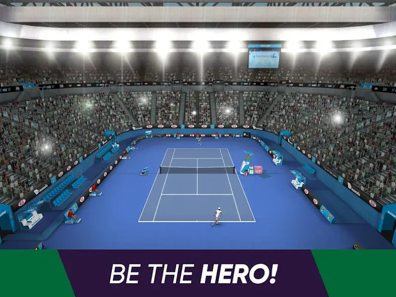 Взломанная Tennis World Open 2024 — Sport (Теннис Ворлд Опен 2023)  [МОД Бесконечные монеты] — полная версия apk на Андроид screen 2