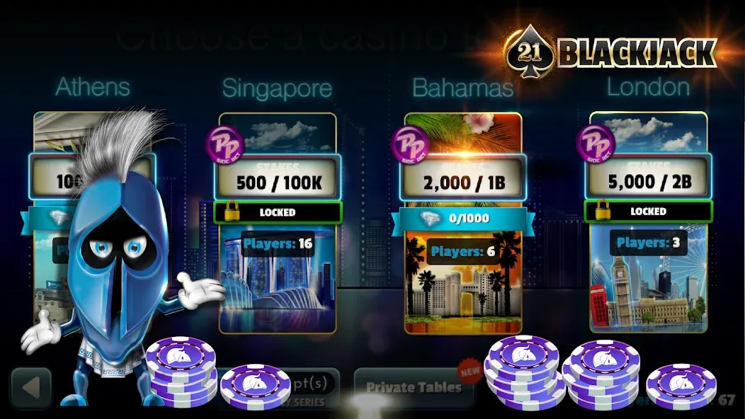 Взломанная BlackJack 21 — Online Casino  [МОД Все открыто] — стабильная версия apk на Андроид screen 2