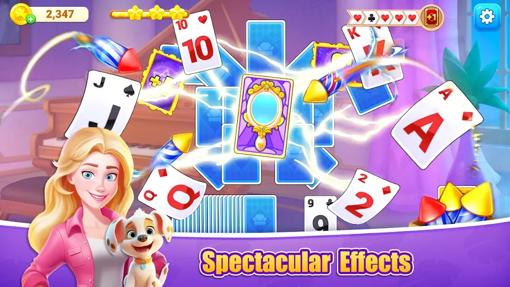 Взлом Fish Solitaire™ TriPeaks  [МОД Бесконечные деньги] — стабильная версия apk на Андроид screen 1