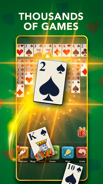 Взломанная FreeCell Classic Card Game (ФриСел Классическая карточная игра)  [МОД Mega Pack] — стабильная версия apk на Андроид screen 5