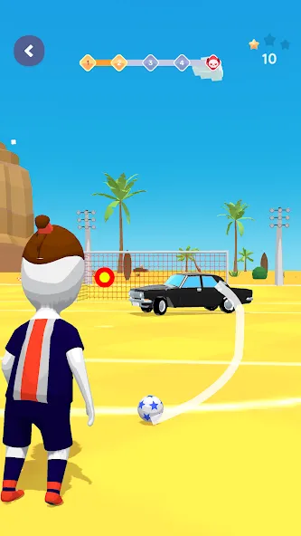 Скачать взлом Stickman Freekick: Soccer game  [МОД Меню] — полная версия apk на Андроид screen 4