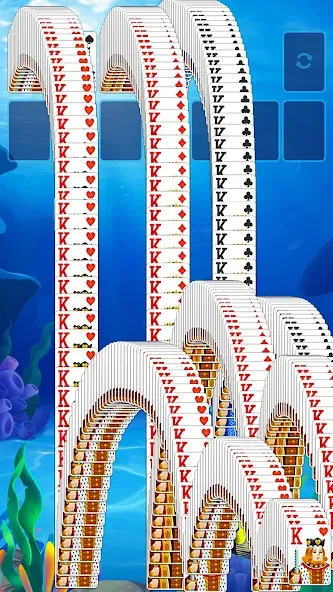 Взломанная Solitaire Fish  [МОД Mega Pack] — последняя версия apk на Андроид screen 5