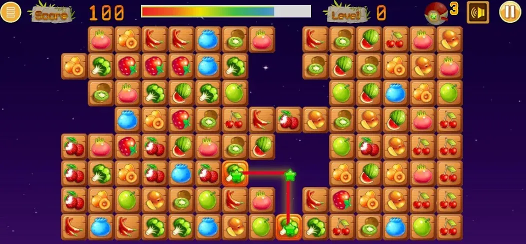 Скачать взломанную Link fruits — fruit match pair  [МОД Unlimited Money] — стабильная версия apk на Андроид screen 5