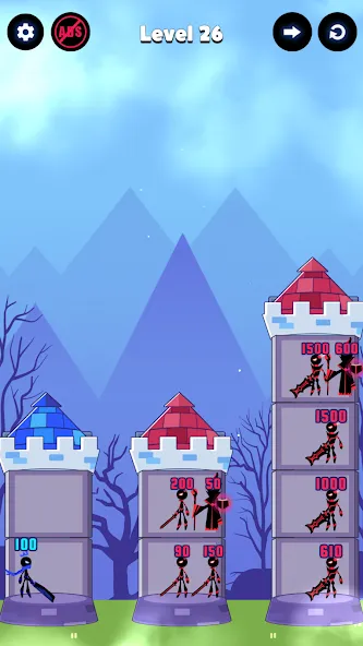 Взлом Hero Castle War: Tower Attack (Хиро Касл Вар)  [МОД Unlimited Money] — последняя версия apk на Андроид screen 4