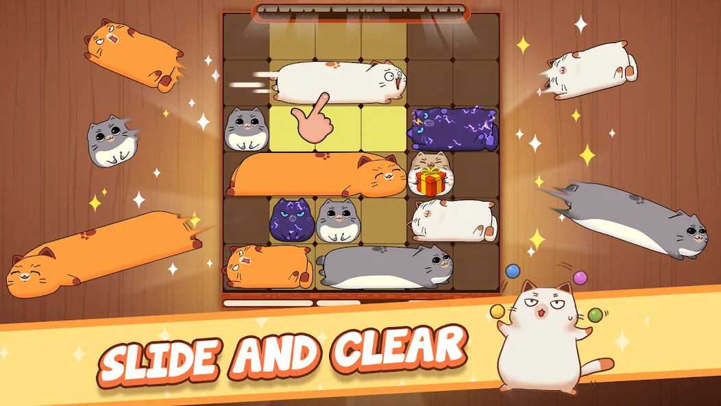 Взлом Haru Cats: Cute Sliding Puzzle (Хару Кэтс)  [МОД Все открыто] — последняя версия apk на Андроид screen 1