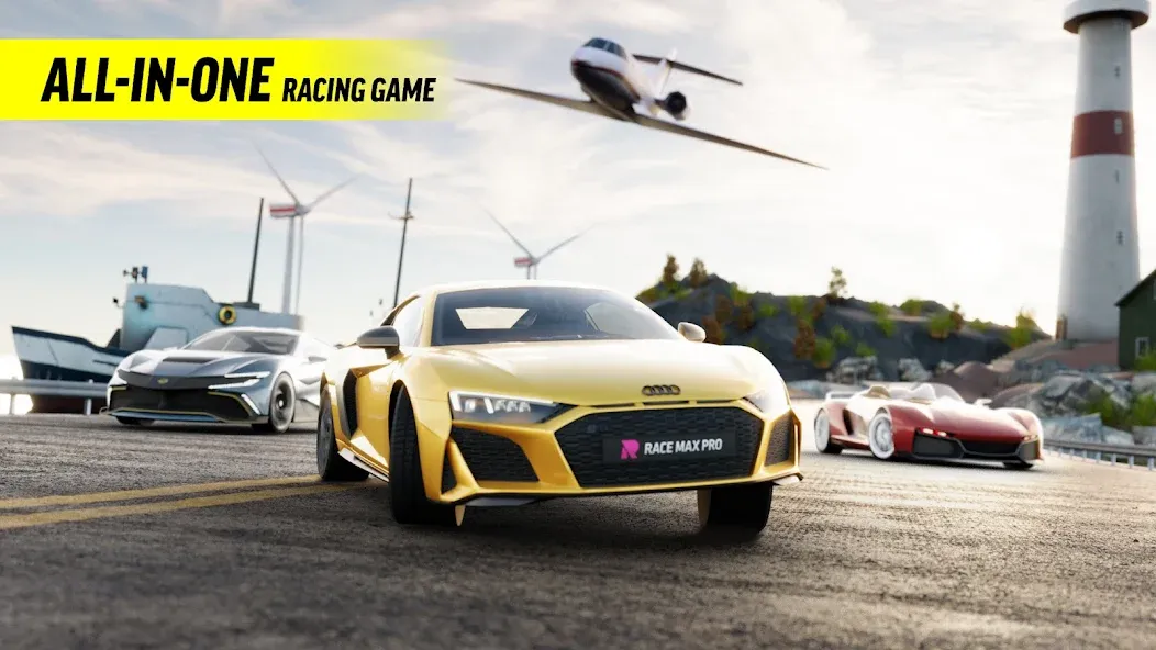 Скачать взлом Race Max Pro — Car Racing (Рейс Макс Про)  [МОД Unlocked] — последняя версия apk на Андроид screen 1