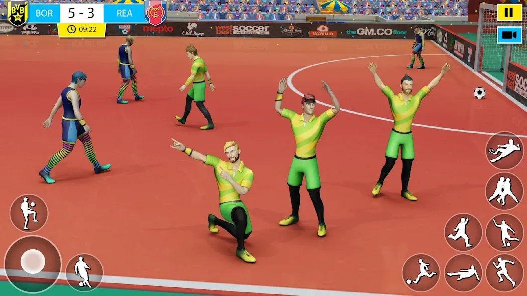 Взлом Indoor Futsal: Football Games (Индор Футзал)  [МОД Unlimited Money] — последняя версия apk на Андроид screen 2