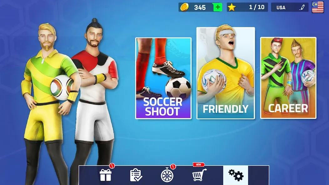 Взлом Indoor Futsal: Football Games (Индор Футзал)  [МОД Unlimited Money] — последняя версия apk на Андроид screen 3